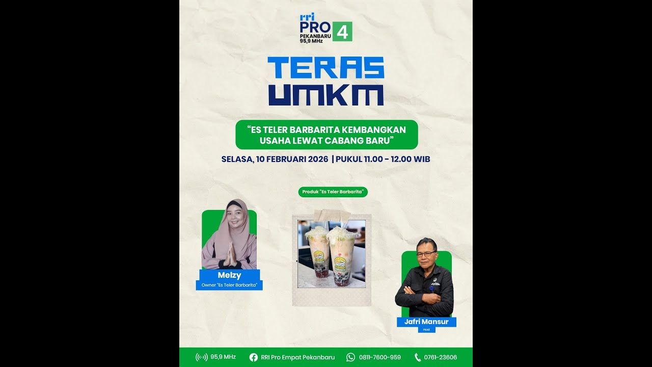 TERAS UMKM PRO 4 PEKANBARU EDISI SELASA 10 FEBRUARI 2026