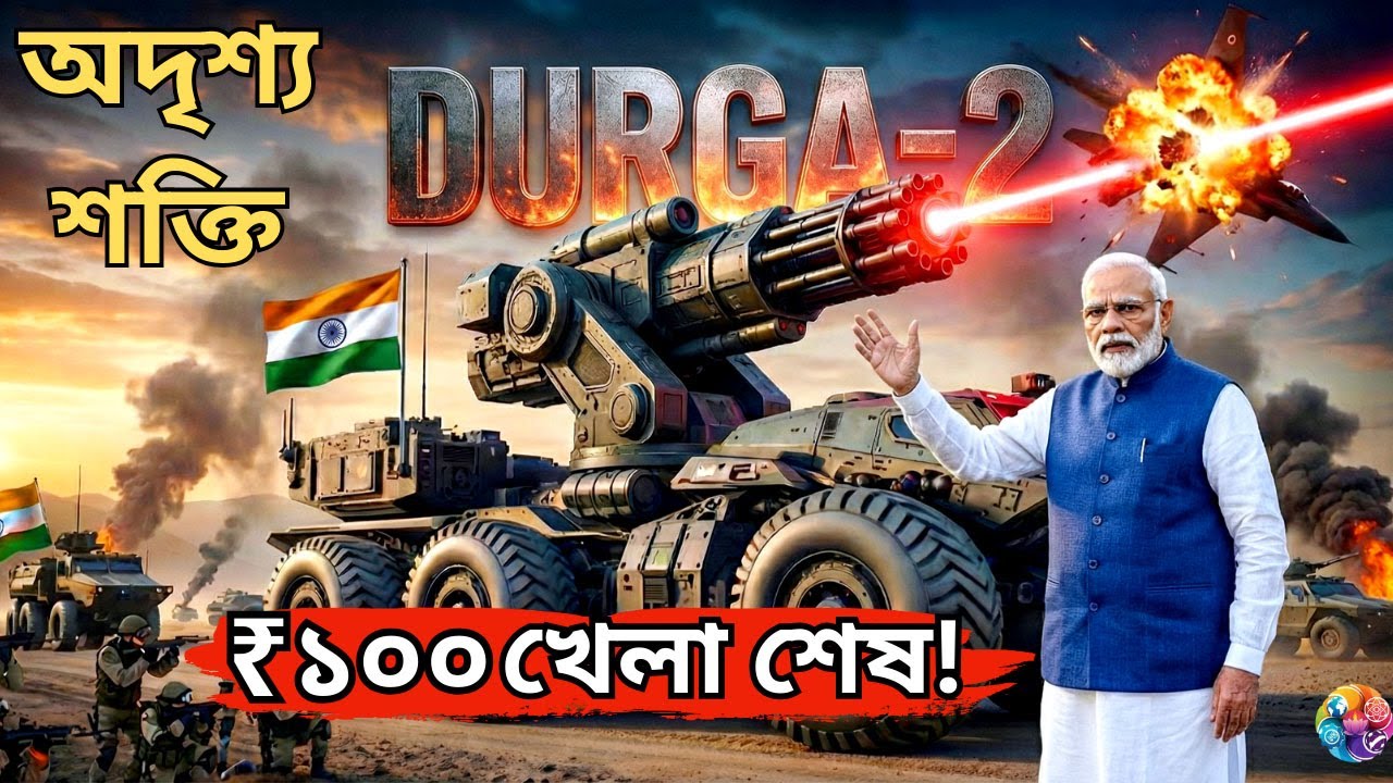 ১০০ টাকায় ড্রোন ধ্বংস? ⚡ ভারতের গোপন লেজার অস্ত্র 'DURGA-2' ফাঁস! | India's Laser Weapon