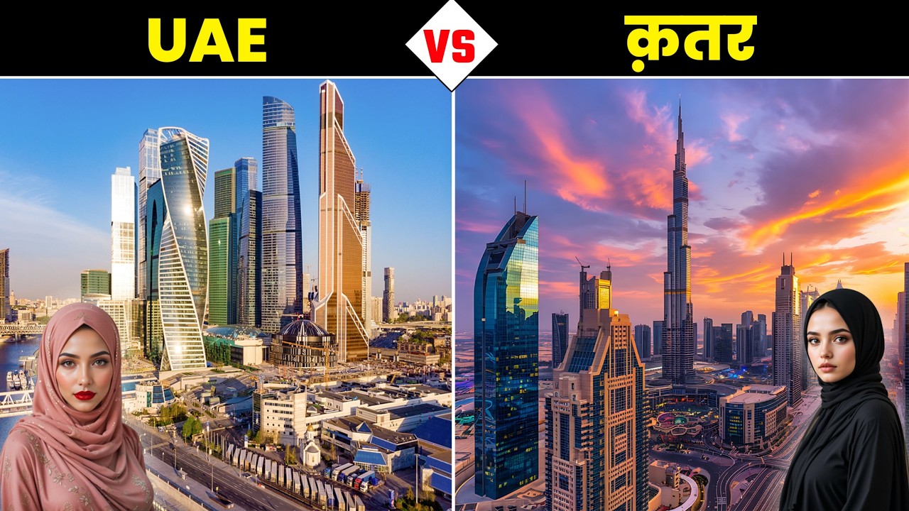 क़तर vs UAE कौनसा देश है ज्यादा बेहतर ? Qatar vs UAE - Full Country Comparison