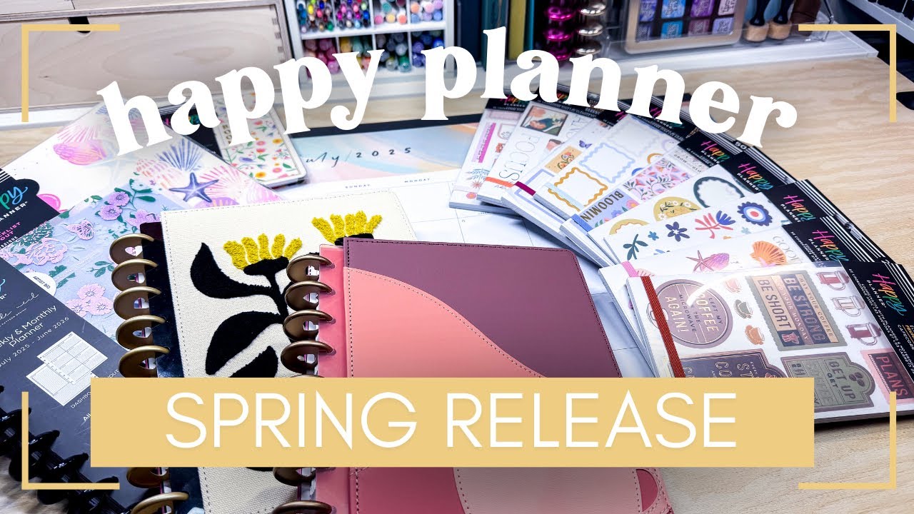 Unboxing The Happy Planner Spring Release 2025 [With My FAVE PLANNER COVER Ever?!]