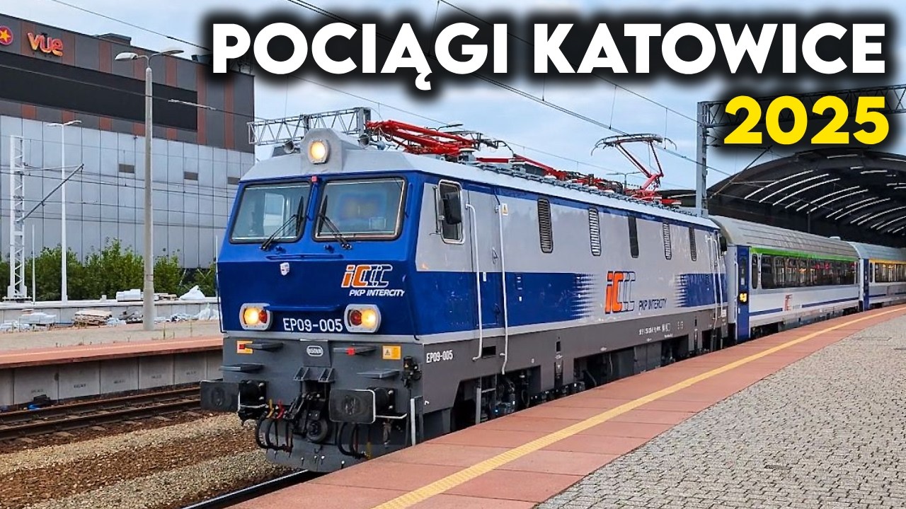 Pociągi Katowice 2025 - IC Polonia, IC Silesia, IC Malczewski, IC Chełmoński, TLK Spodek, IC Gwarek
