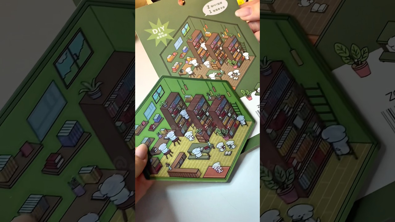 Cen&aacute;rio adesivo 3d DIY Miniature sticker #sticker #3dstickers #miniaturestickers #adesivos #shopee