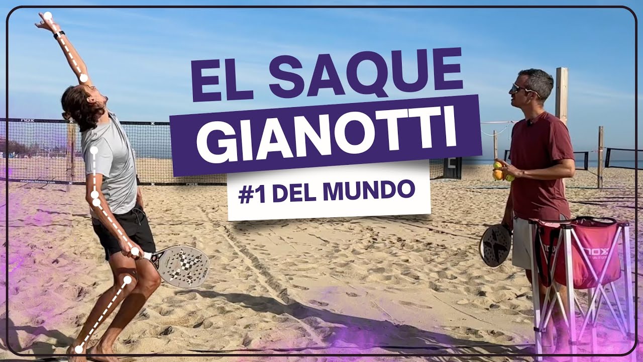 El SAQUE del n1 del mundo NICO GIANOTTI BEACHTENNIS análisis técnico.