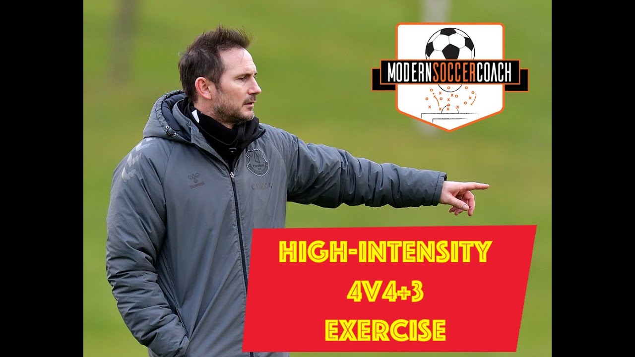 Frank Lampard - Everton: High Intensity 4v4+3 Game