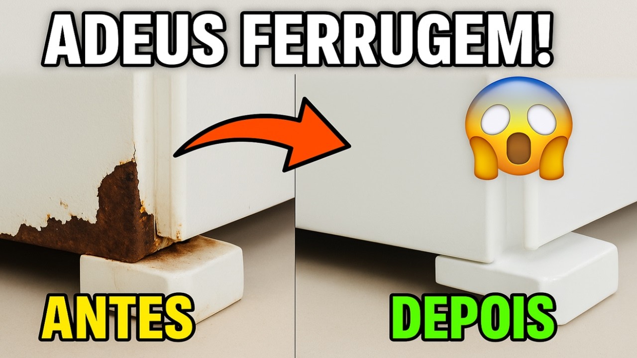Como Eliminar Ferrugem da Geladeira em 17 Minutos [ FAÇA VC MESMO]
