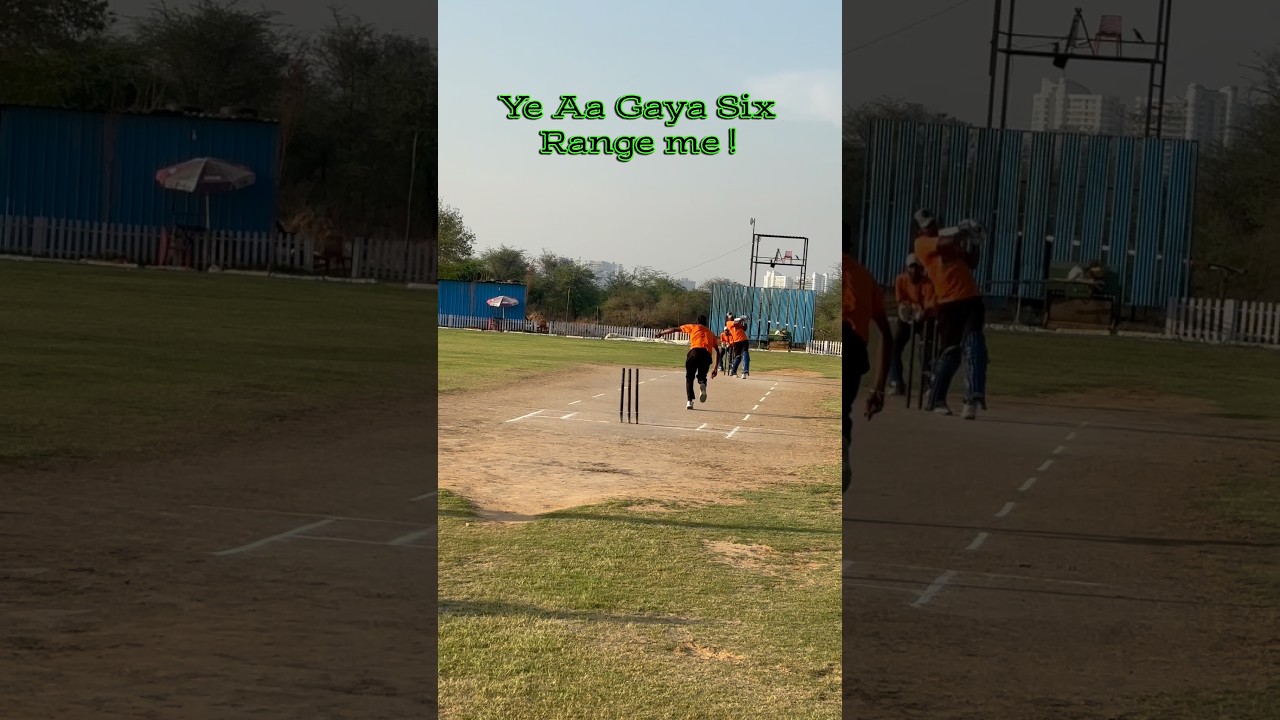 Ye Aa Gaya SIX Range Me! Massive Power Hit 🏏🔥#shorts