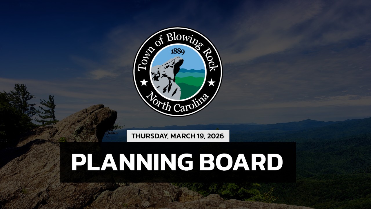 Planning Board Meeting - Thursday, March 19th, 2026