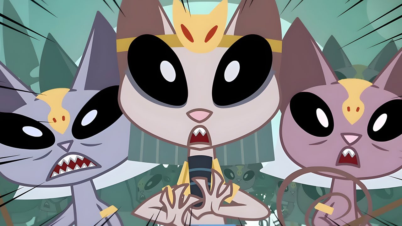 La Maldición de la Tumba de Tutangatón / Mascota Irritada | Niño Vs. Gato - WildBrain