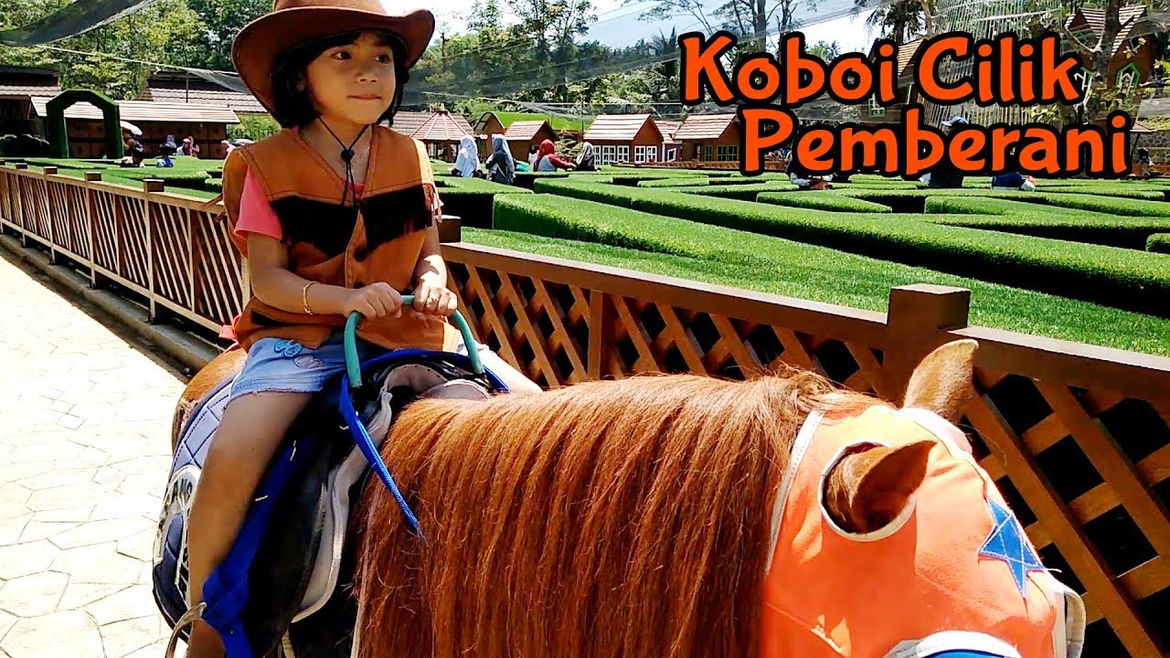 Koboi Cilik Naik Kuda Poni | Objek Wisata Karangresik