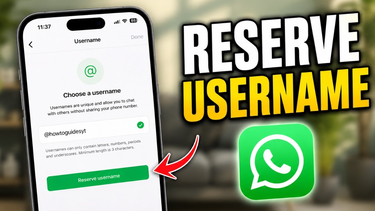 Забронируйте имя пользователя в WhatsApp на iPhone | Новая функция WhatsApp уже здесь