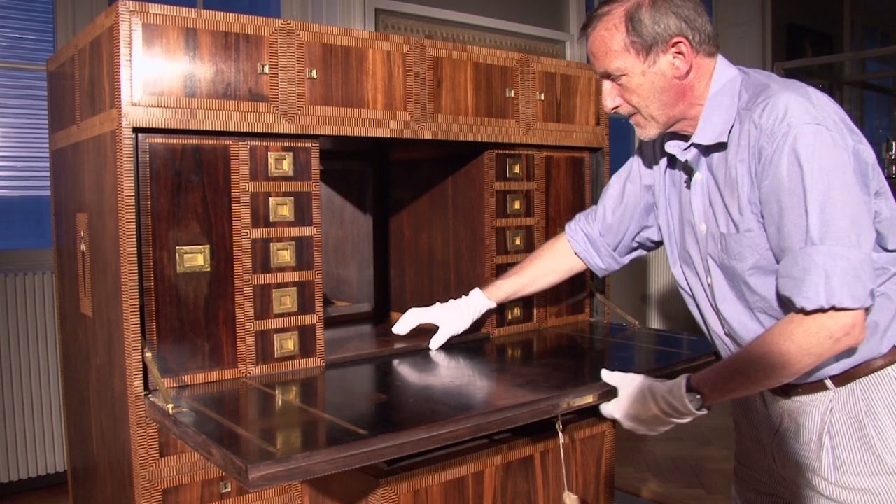 Schreibschrank von Koloman Moser | Ein Möbel malen? (english subtitles)