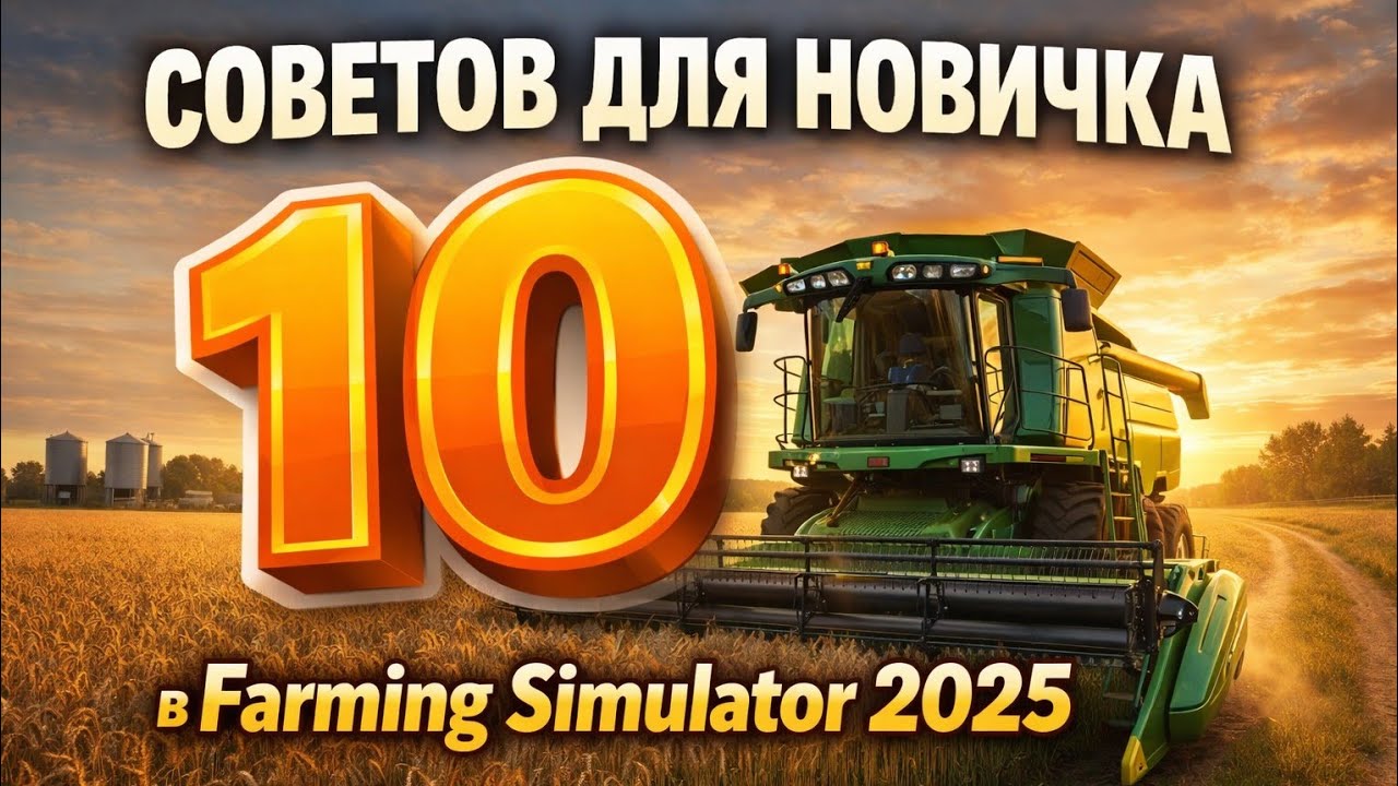 FS 2025  | ТОП 10 советов НОВИЧКУ В Farming Simulator 2025