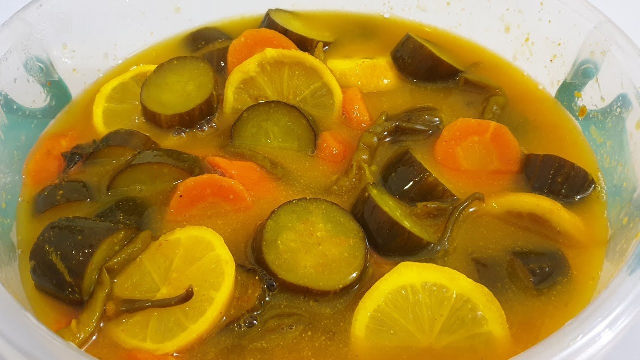 طريقة عمل طرشي العمبه من قناة هم هم