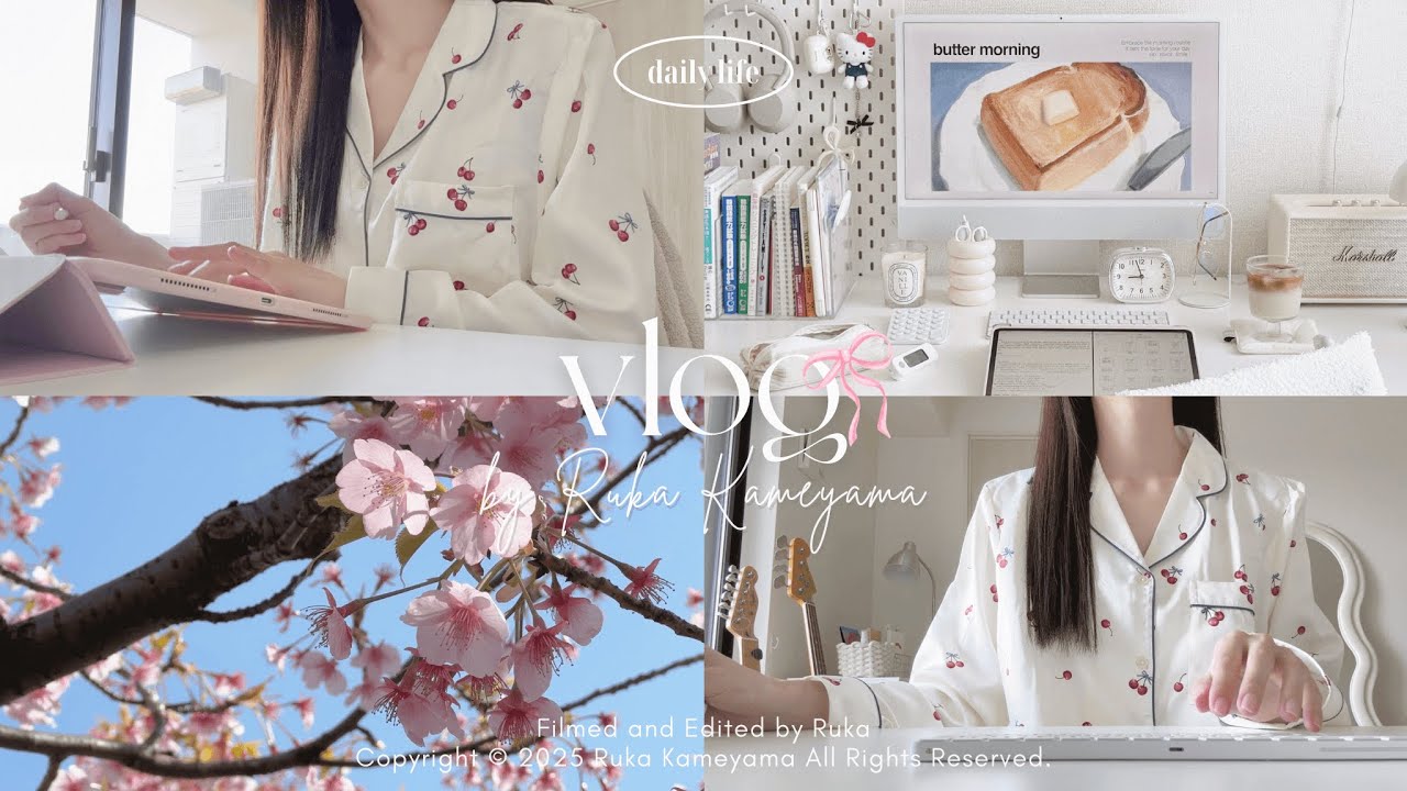 Весенняя утренняя рутина и влог об изучении языков 🌸 Представление моего любимого iPad и покупок 🛒
