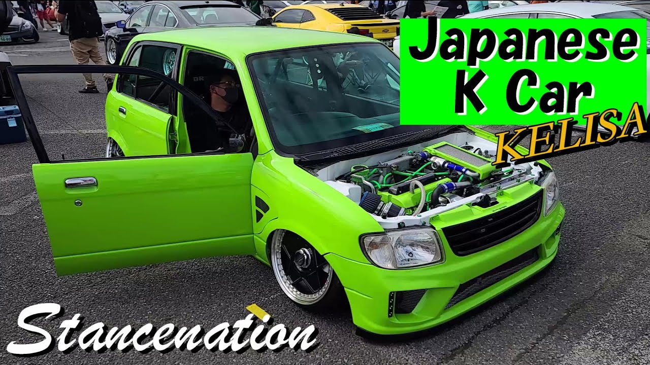 Japanese K Car MIRA GINO | KELISA | STANCENATION | JAPAN CAR EVENTS