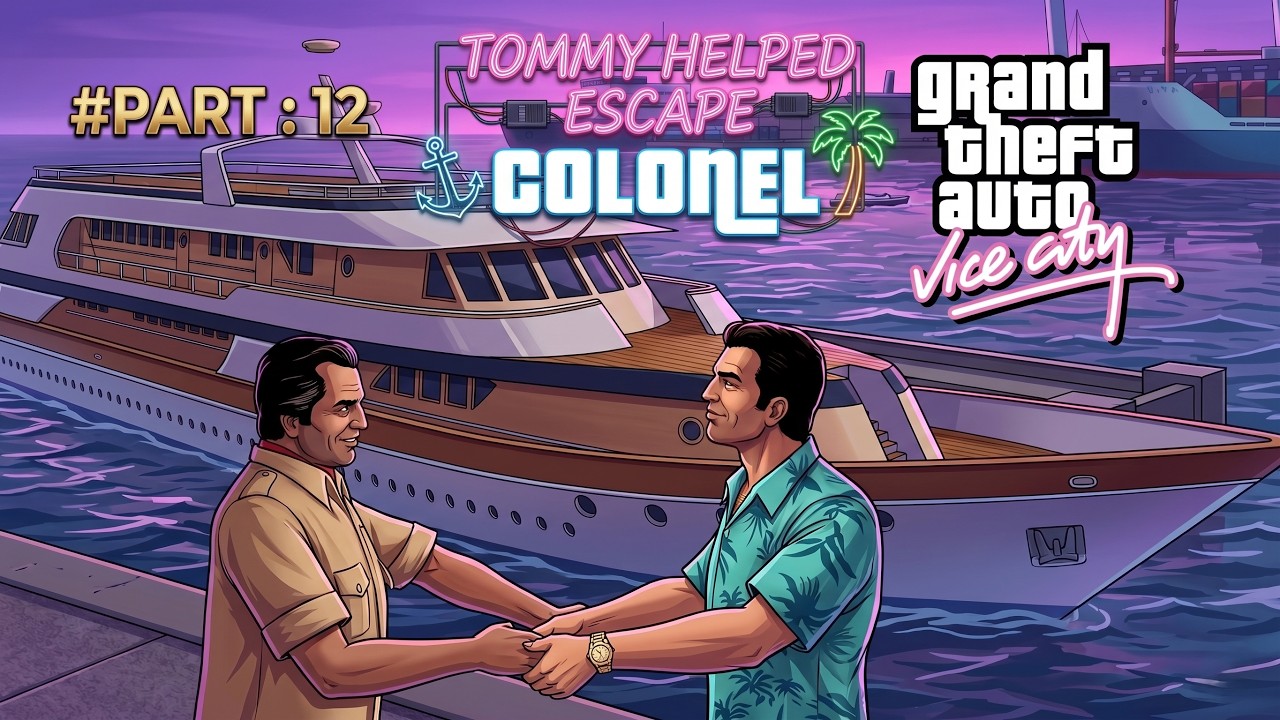 Tommy Helped Colonel Escape in His Ship🤩Part:12 @GamerMafiaOfficial #gta #vicecity #gtavicecity