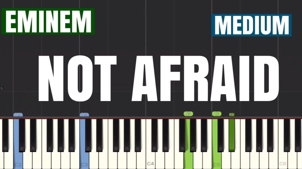 Eminem - Not Afraid Piano Tutorial
