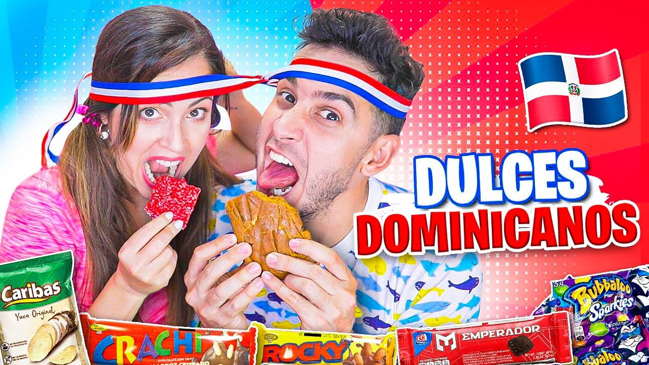 COMO SON ESTOS DULCES ?! 😱 PROBANDO DULCES DOMINICANOS 🔥 Sandra Cires Play ft Harold Artist Play