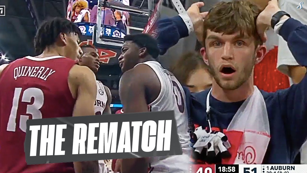 Rivals Alabama vs No.1 Auburn Rematch Gets Ugly!