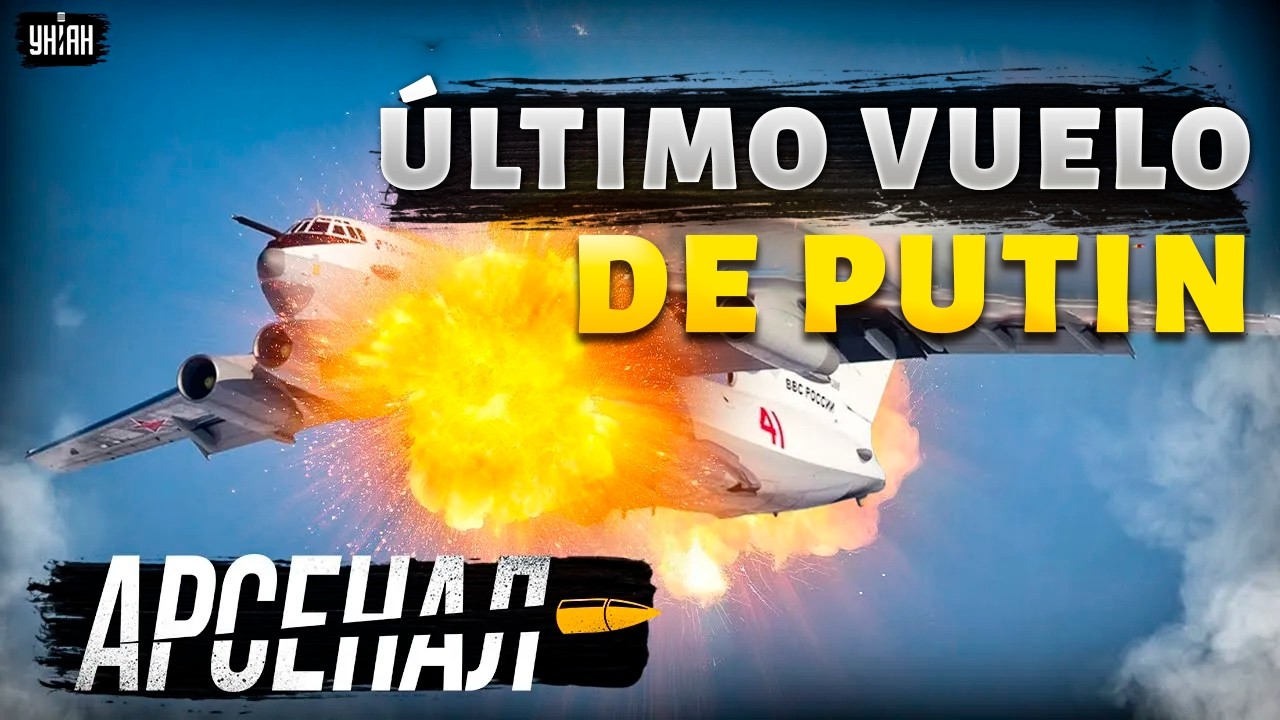 ¡EXPLOSIÓN EN EL CIELO! El A-50 de Putin cae tras un BLAST que sacude a Rusia