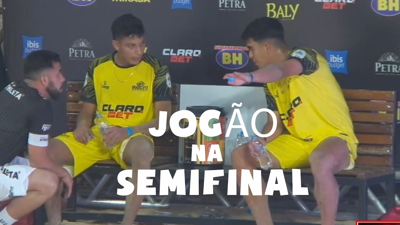 JOGAÇO - Índio e Felipe x João ET e Beguinha - Semifinal Brasil Open de Futevôlei React FTV Ep 441