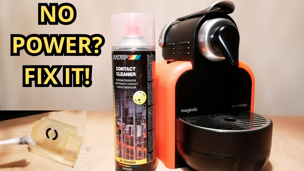 Easy No Working On/Off Button Fix Coffee Machine Nespresso, DeLonghi, Krups. WORKS LIKE NEW.