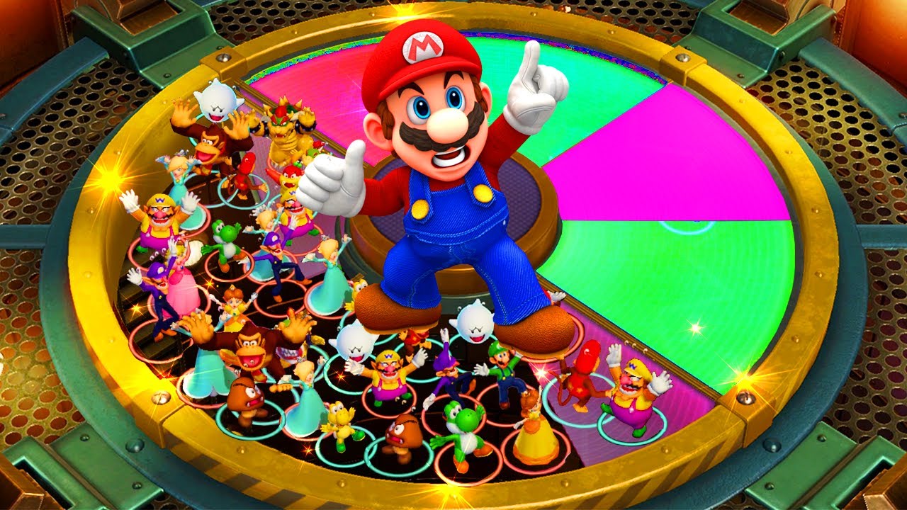 Super Mario Party - All Dangerous Battles - Mario vs Donkey Kong vs  Luigi vs Dry Bones (Master COM)