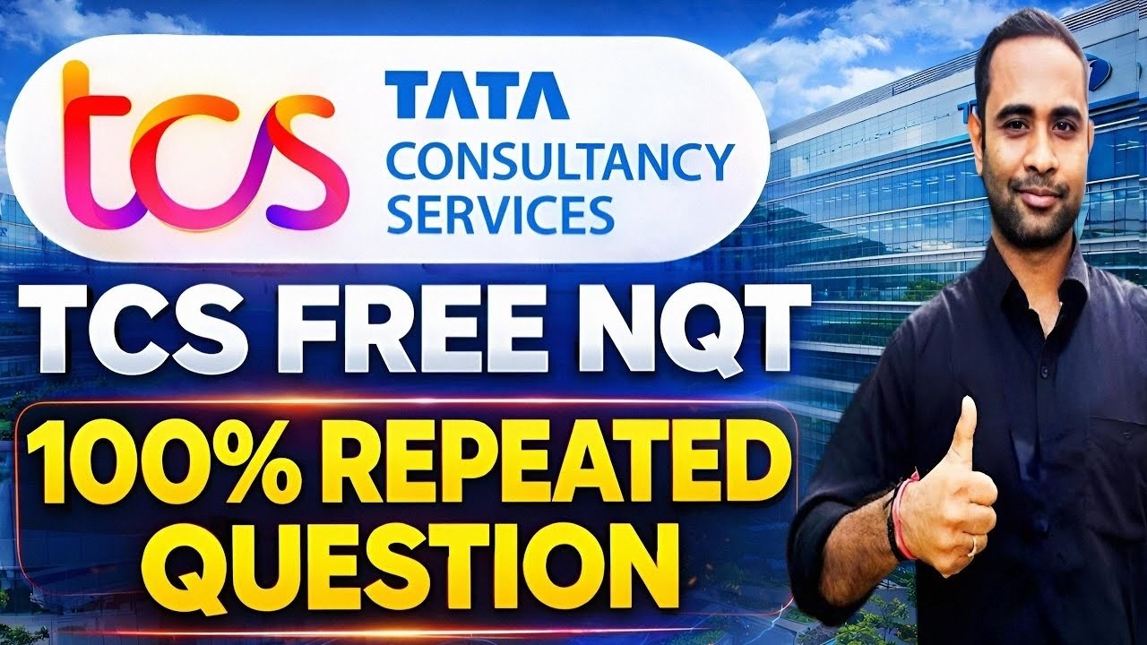 TCS NQT PYQ | TCS 2025 PYQ Asked Real Questions | TCS Free NQT 2026