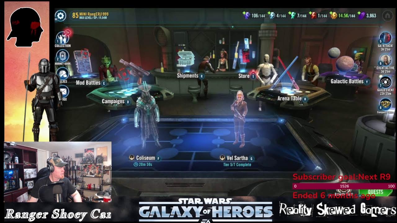 Star Wars Galaxy of Heroes Jedi Academy Episode 397 :SWGOH Q & A and GAC!