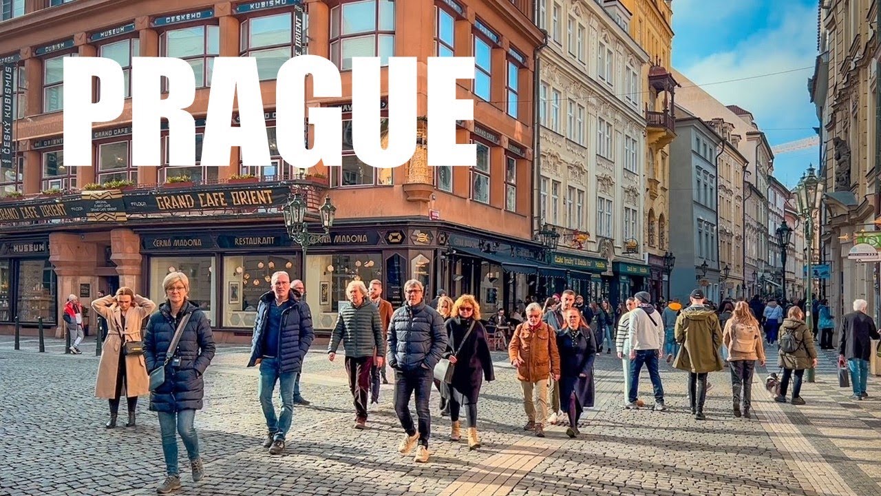 Prague Walking Tour 🇨🇿 | Magical 4K City Walk