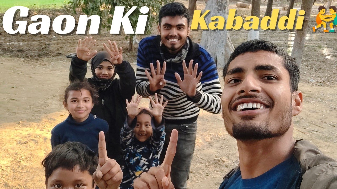 Bachchon Ke Saath Kabaddi Khela 😍 | Village Fun Vlog😄