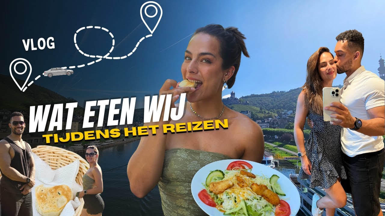 WAT ETEN WIJ OP EEN DAG | tijdens het reizen! 🚙🍟