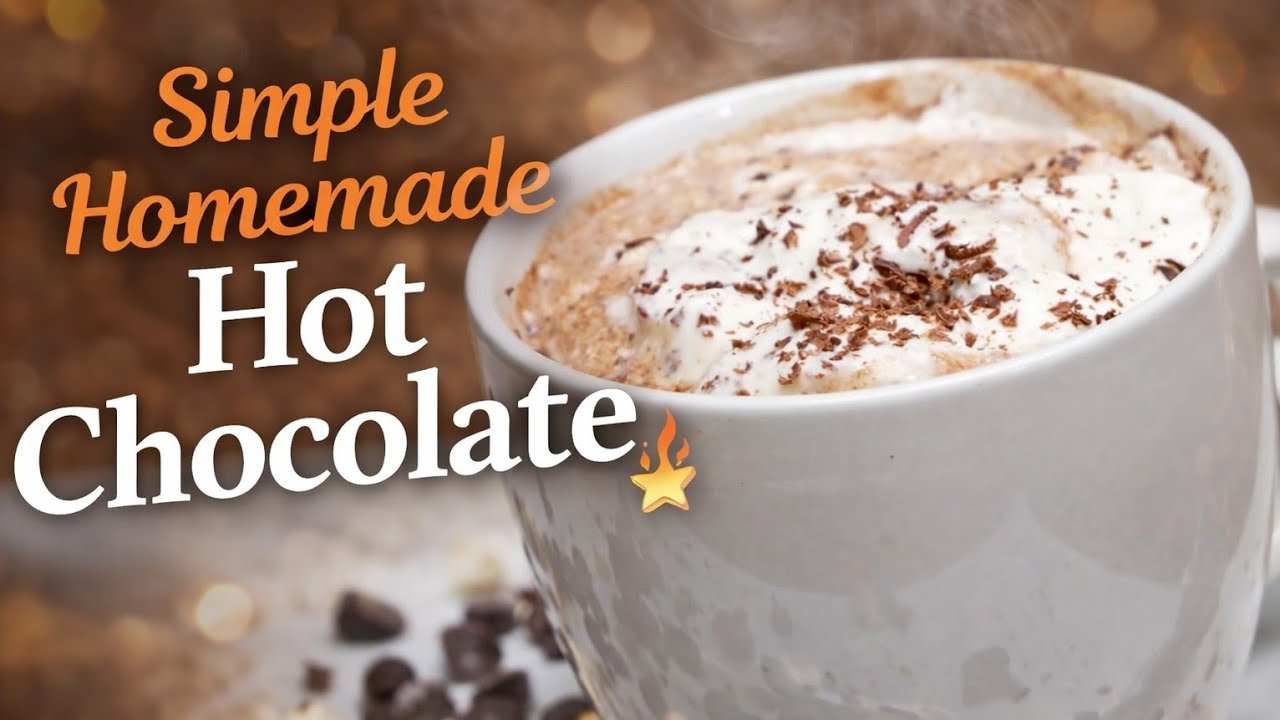 Simple Homemade Hot Chocolate (So Cozy & Easy)