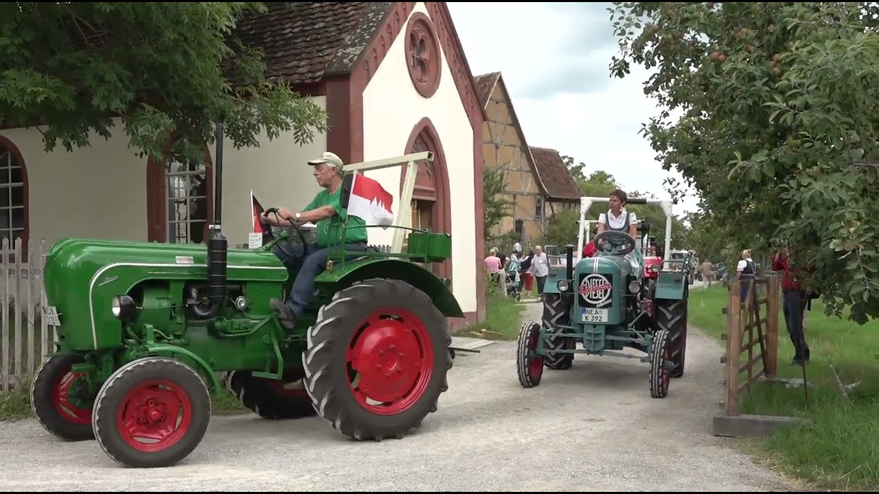 Freilandmuseum Oldtimer Schlepper 23 Ausfahrt Samstag Bad Windsheim