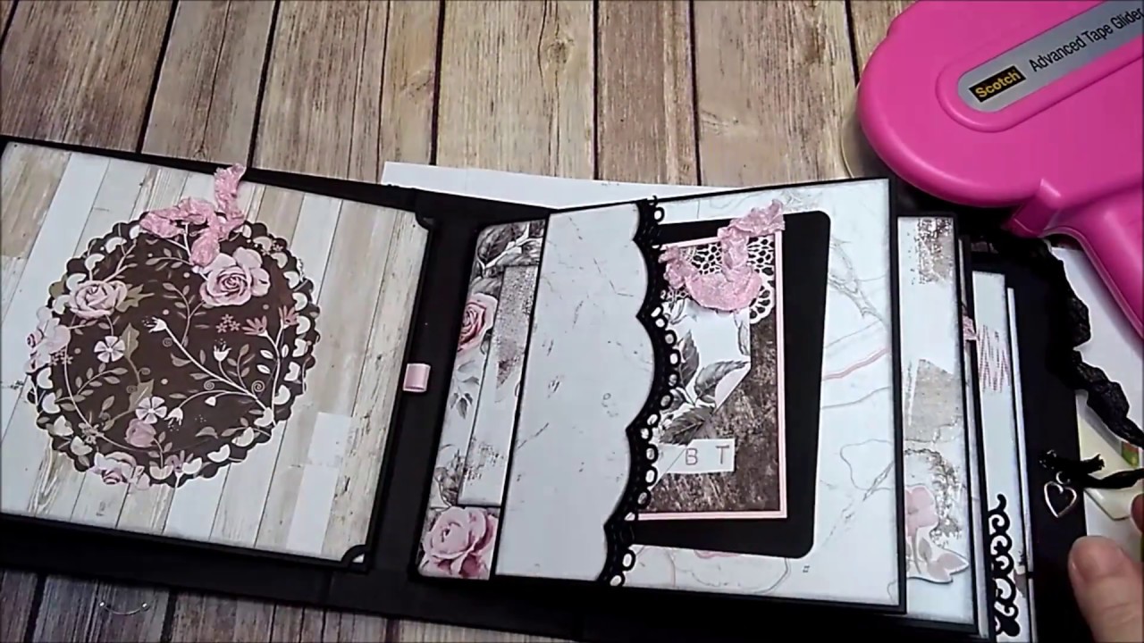 Tutorial for My Prima Rose Quartz 5 Page Chunky Mini Album