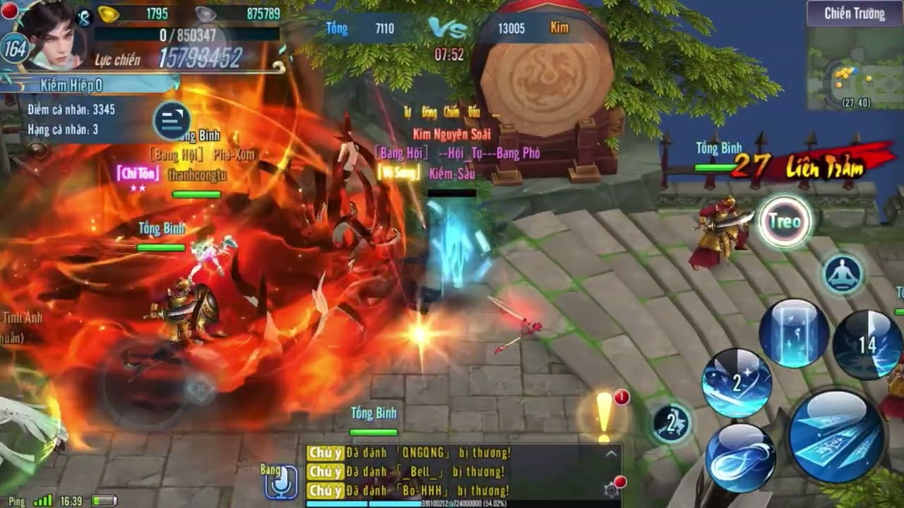 Game Võ lâm truyền kỳ mobile - Kiếm Sầu s1045 chơi vui không nạp tống kim đoạt hạng 3 ngày 9/1/2026