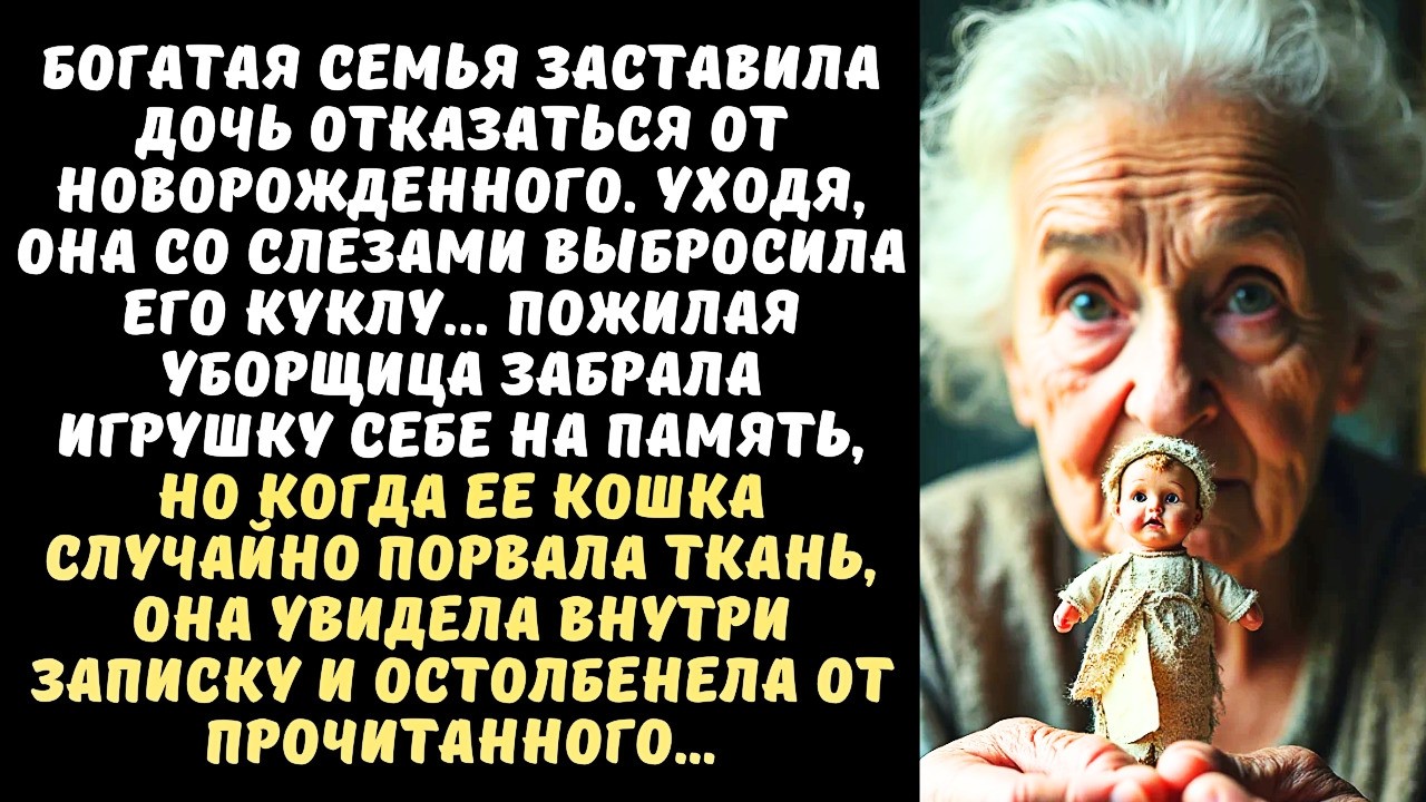УБОРЩИЦА в роддоме подобрала КУКЛУ, выброшенную матерью-отказницей, а когда распорола ее, замерла...