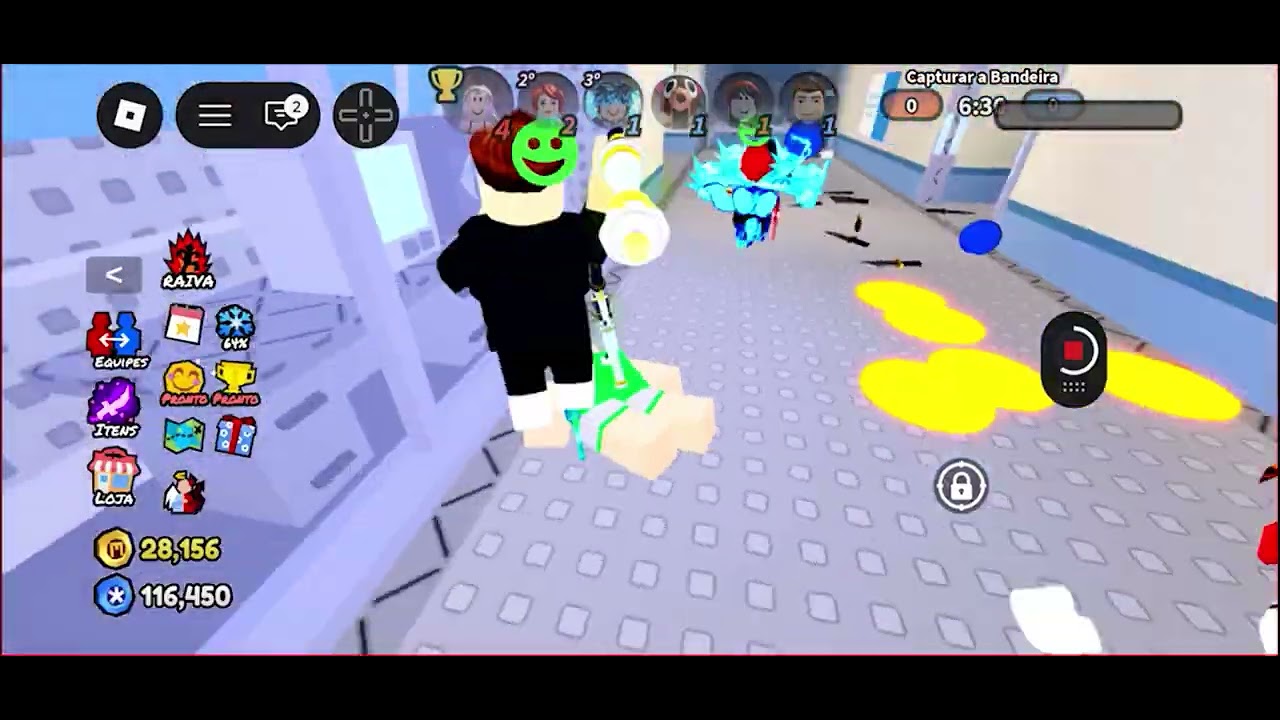 Jogando Afiado no Roblox 
