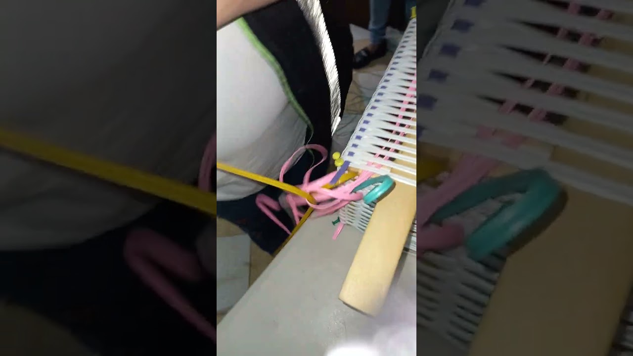 Como tejer con toquilla con 4 hilos