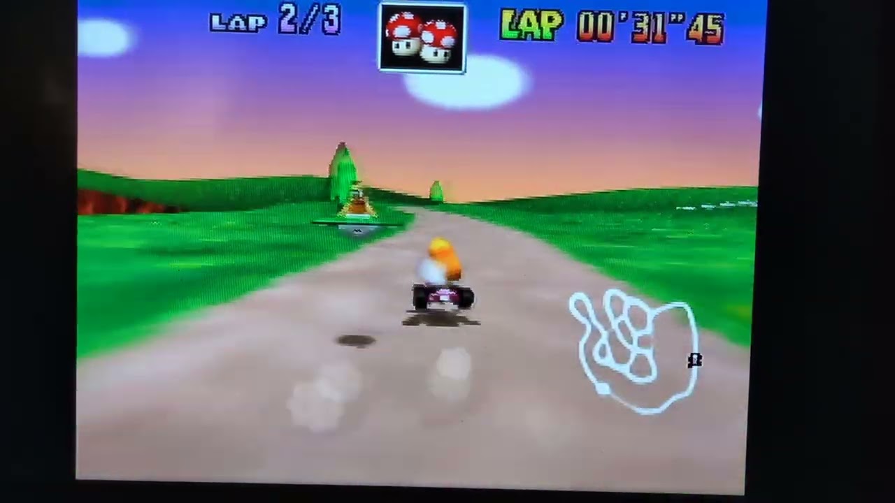 Yoshi Valley 3lap Non-SC PR NTSC 01'34