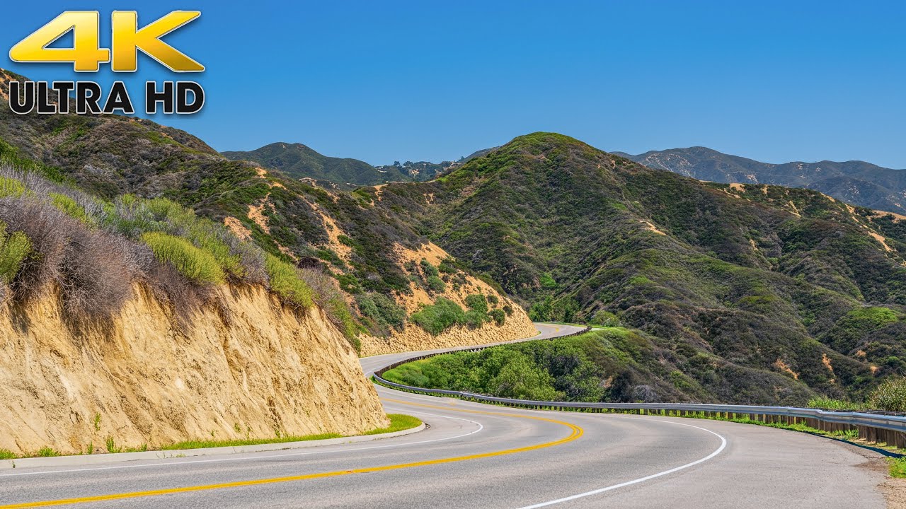 Hidden Gem Los Angles Scenic Mountain Drive 4K - Glendora Mountain Road