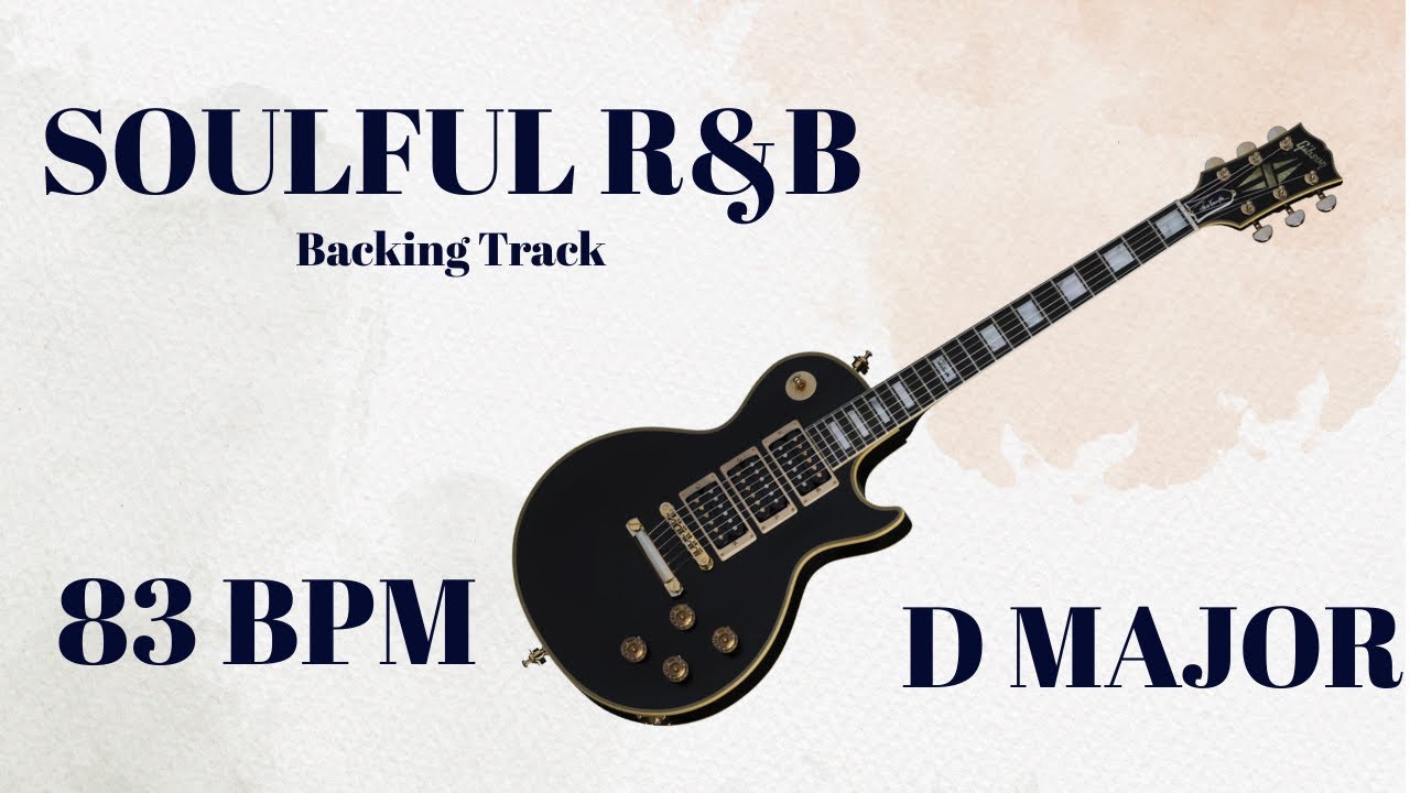 Soulful R&B Backing Track in D Major - 83 BPM Jam Track