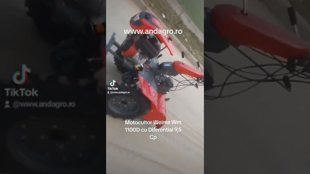 Motocultor Weima Wm 1100D-6, 9,5 Cp cu Diferential