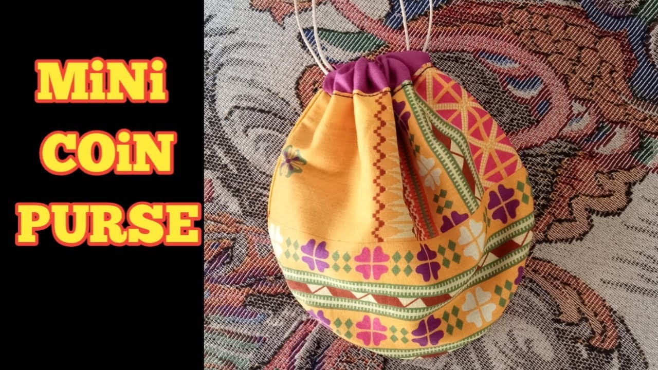 Coin Purse/ Mini Coin Pouch/ DIY Coin Bag/ Tutorial Small Purse #StylishWorld