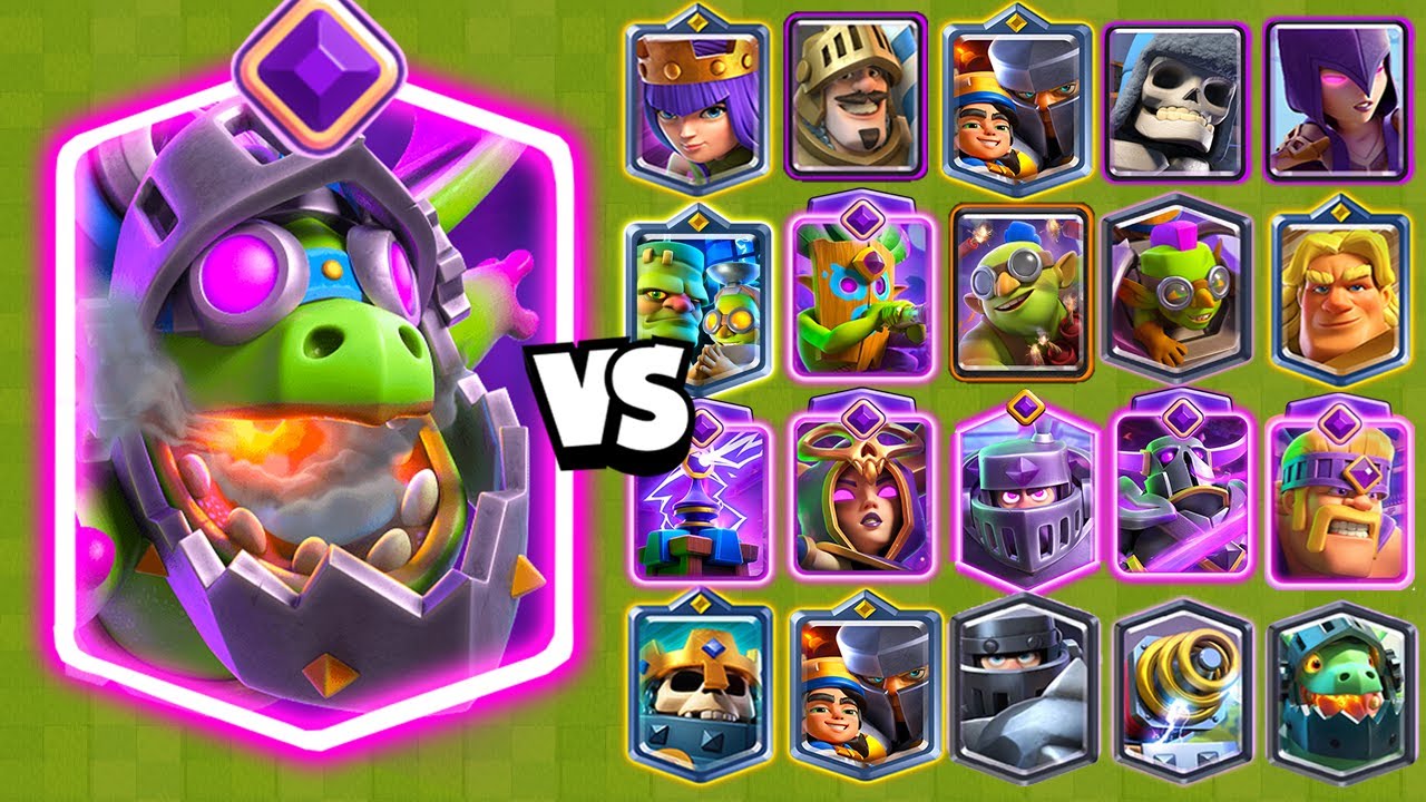 DRAGON INFERNAL EVO vs TODAS LAS CARTAS | NUEVA LEGENDARIA EVO | Clash Royale