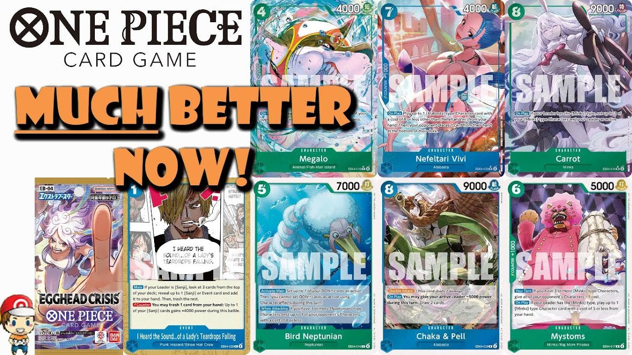 Эти лидеры становятся НАМНОГО лучше с EB-04 (OP-14)! Виви, Ширахоши, Кэррот! (Новости One Piece TCG)