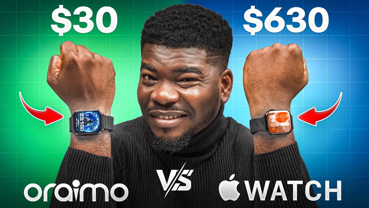 Умные часы за 30 долларов против умных часов за 630 долларов (Oraimo против Apple)