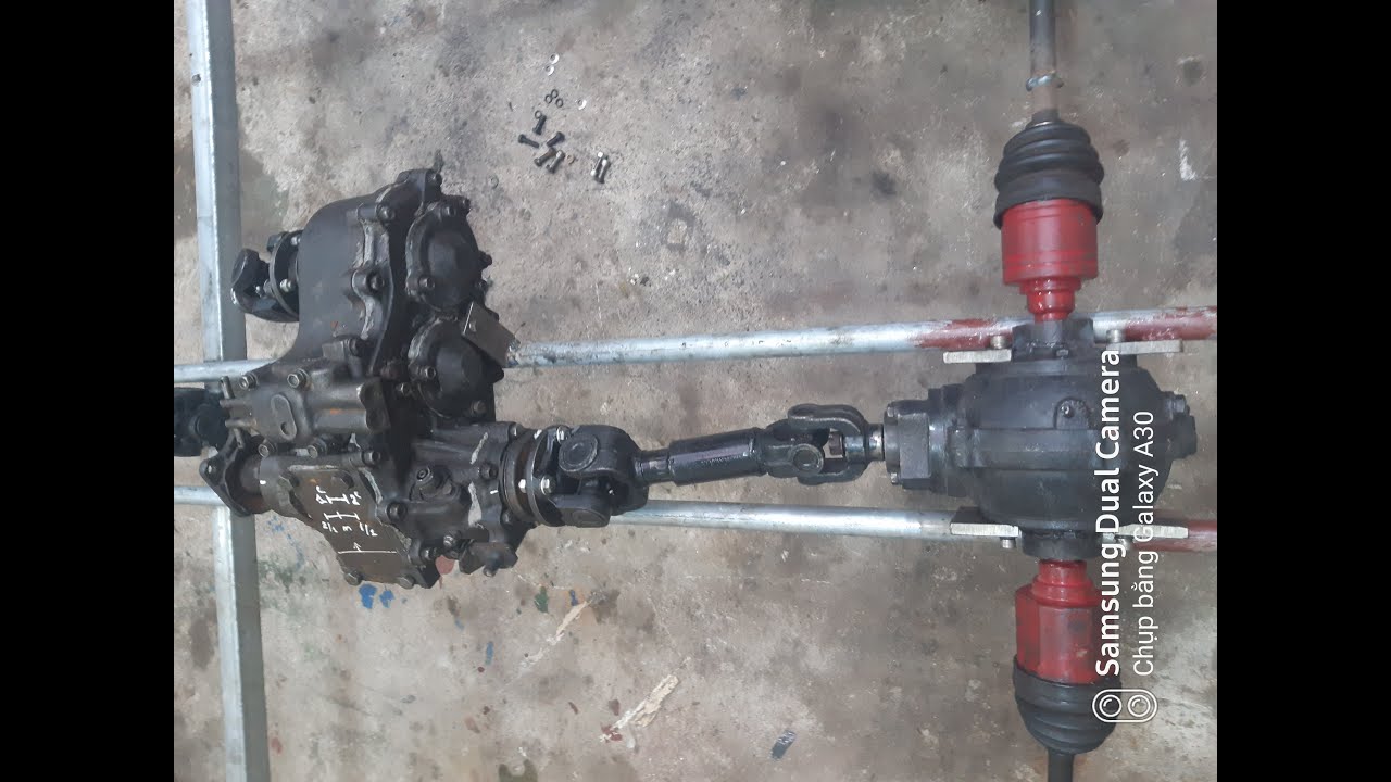 Build 4x4 project part 9: Connect the cardan shaft