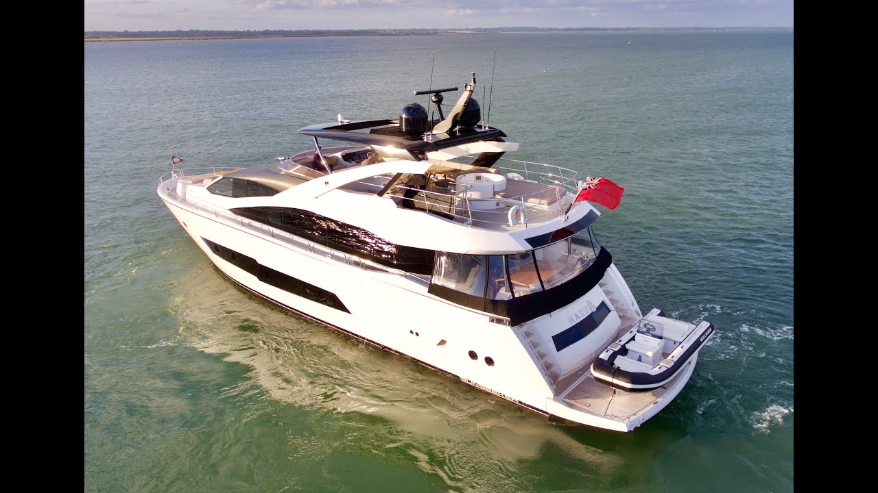 Продаётся яхта Sunseeker 86 2017 года — подробный тур на роскошной суперъяхте — «MY Hard 8» — 3 8...