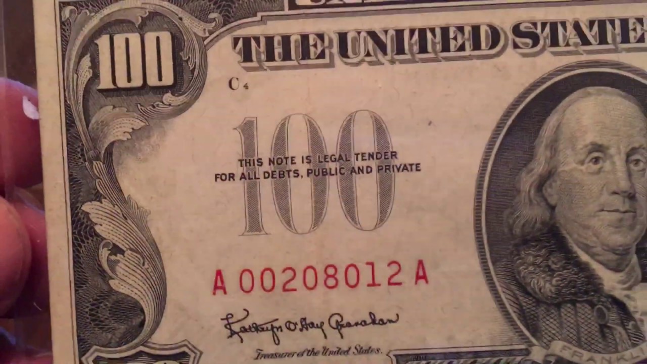 The rarest modern $100 note